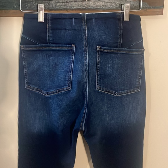 We the Free Feel Like Sunshine Dark Wash Skinny Cropped Jeans Size 29 - Picture 12 of 16